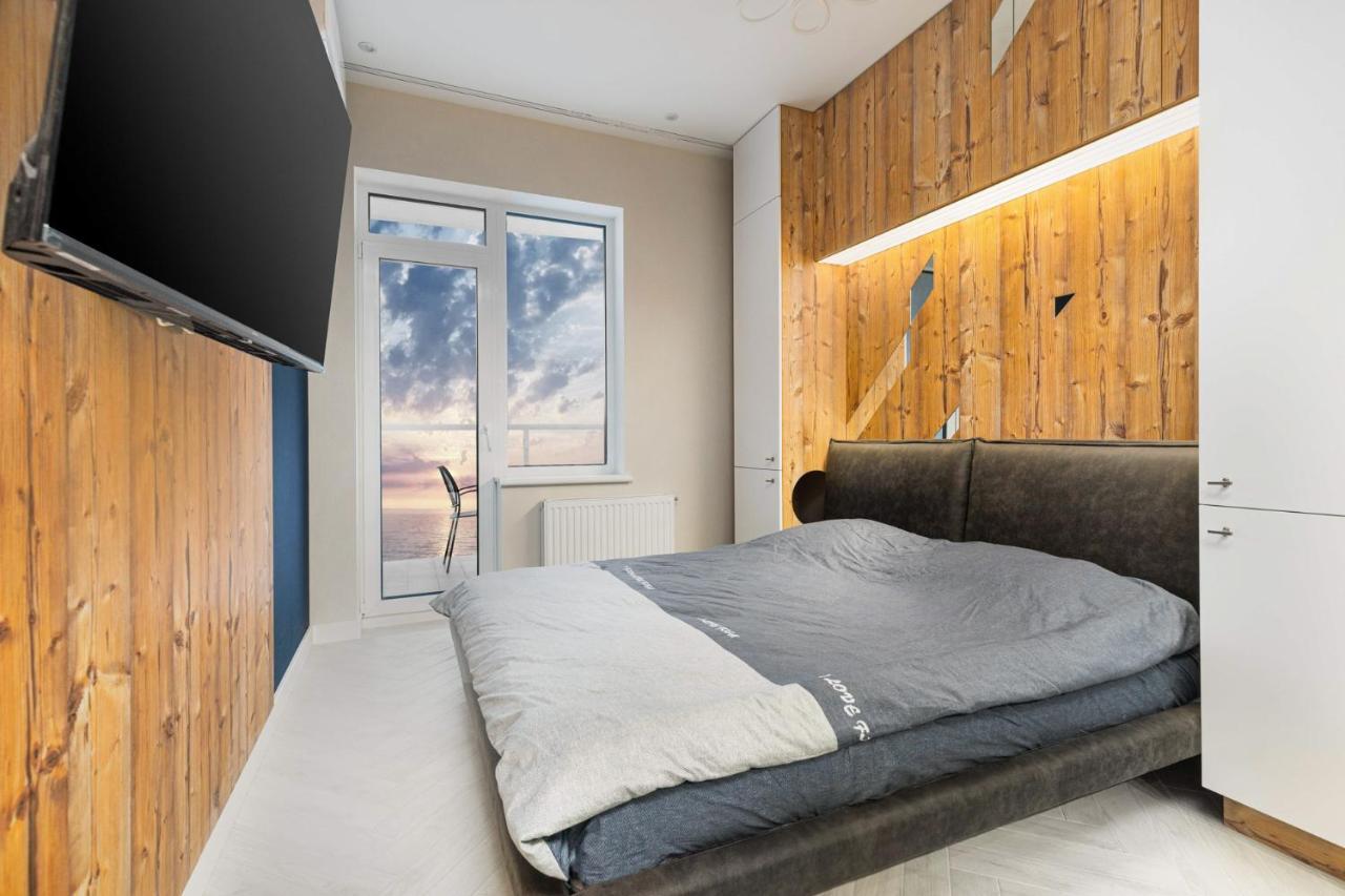 New Romantic Sea-View Studio By Odessa Beach Bagian luar foto
